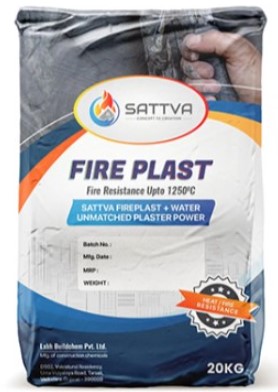 20kg sattva fireplast fire proof and heat restistance plaster